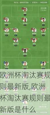 欧洲杯淘汰赛规则最新版,欧洲杯淘汰赛规则最新版是什么