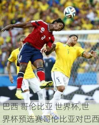 巴西 哥伦比亚 世界杯,世界杯预选赛哥伦比亚对巴西