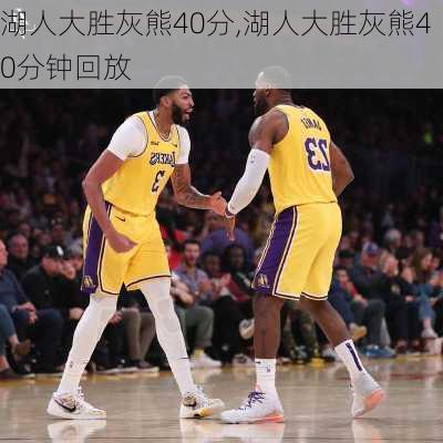 湖人大胜灰熊40分,湖人大胜灰熊40分钟回放