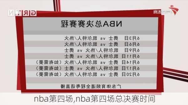 nba第四场,nba第四场总决赛时间
