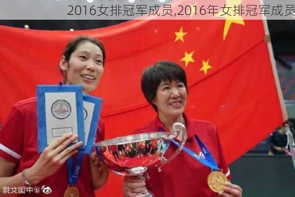 2016女排冠军成员,2016年女排冠军成员