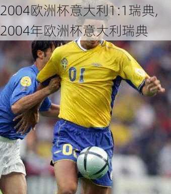 2004欧洲杯意大利1:1瑞典,2004年欧洲杯意大利瑞典