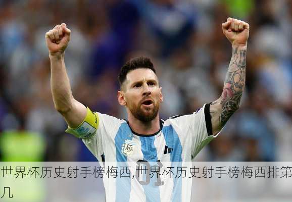 世界杯历史射手榜梅西,世界杯历史射手榜梅西排第几