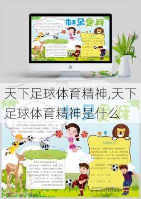 天下足球体育精神,天下足球体育精神是什么