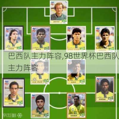 巴西队主力阵容,98世界杯巴西队主力阵容