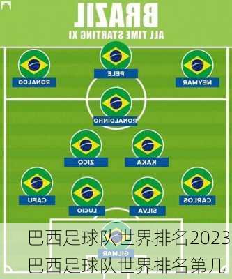 巴西足球队世界排名2023,巴西足球队世界排名第几