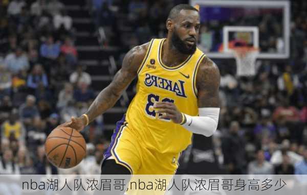 nba湖人队浓眉哥,nba湖人队浓眉哥身高多少