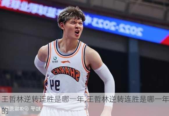 王哲林逆转连胜是哪一年,王哲林逆转连胜是哪一年的