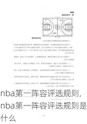 nba第一阵容评选规则,nba第一阵容评选规则是什么