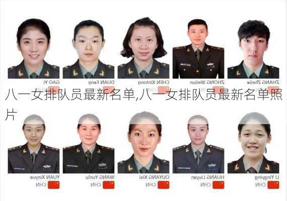 八一女排队员最新名单,八一女排队员最新名单照片