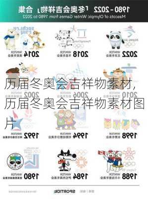 历届冬奥会吉祥物素材,历届冬奥会吉祥物素材图片