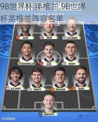98世界杯 英格兰,98世界杯英格兰阵容名单