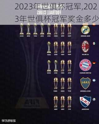2023年世俱杯冠军,2023年世俱杯冠军奖金多少