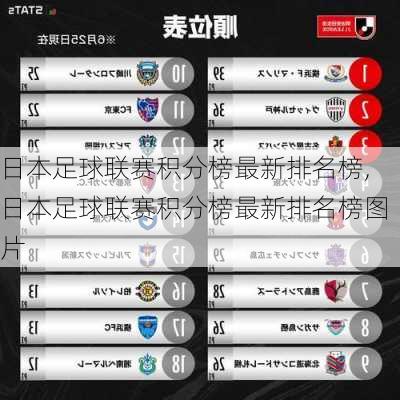 日本足球联赛积分榜最新排名榜,日本足球联赛积分榜最新排名榜图片