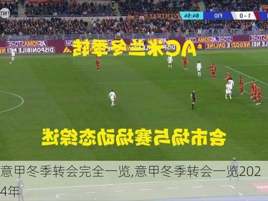 意甲冬季转会完全一览,意甲冬季转会一览2024年