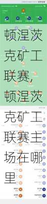 顿涅茨克矿工联赛,顿涅茨克矿工联赛主场在哪里