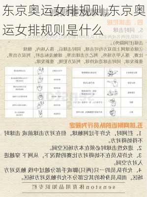 东京奥运女排规则,东京奥运女排规则是什么