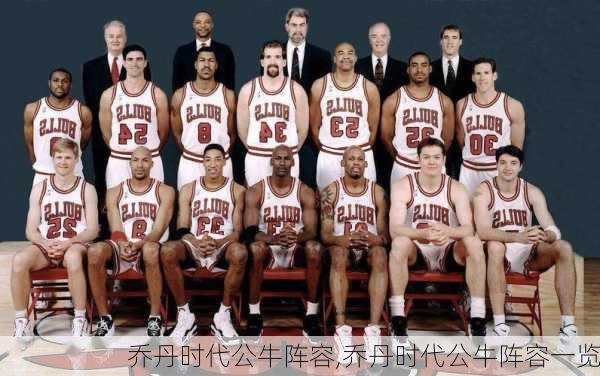 乔丹时代公牛阵容,乔丹时代公牛阵容一览