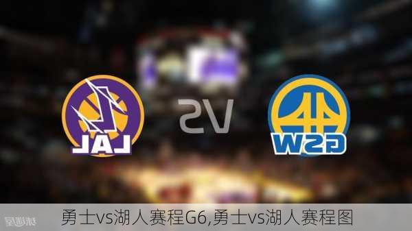 勇士vs湖人赛程G6,勇士vs湖人赛程图