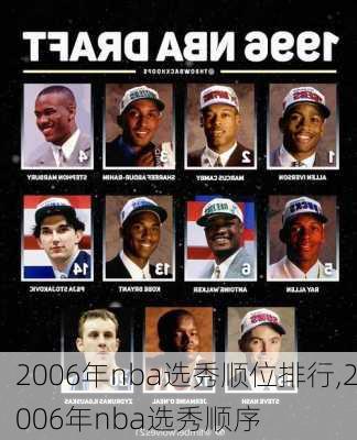 2006年nba选秀顺位排行,2006年nba选秀顺序