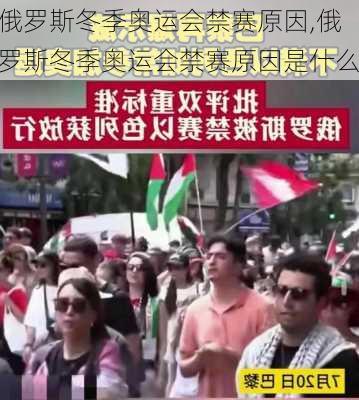 俄罗斯冬季奥运会禁赛原因,俄罗斯冬季奥运会禁赛原因是什么