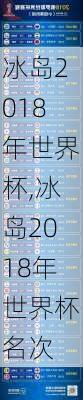 冰岛2018年世界杯,冰岛2018年世界杯名次
