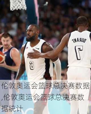 伦敦奥运会篮球总决赛数据,伦敦奥运会篮球总决赛数据统计