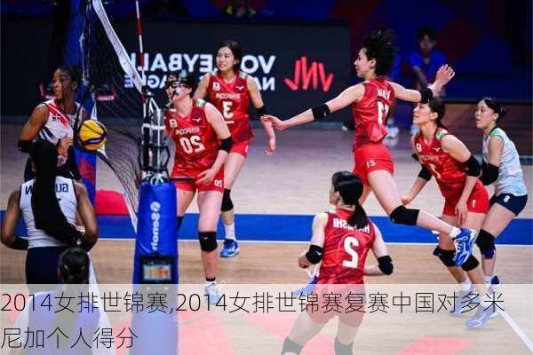 2014女排世锦赛,2014女排世锦赛复赛中国对多米尼加个人得分