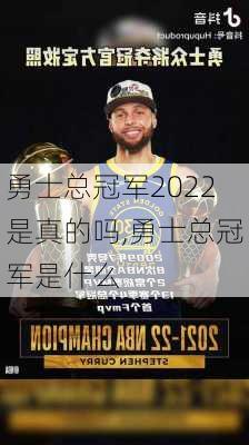 勇士总冠军2022是真的吗,勇士总冠军是什么