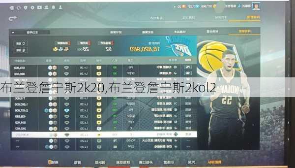 布兰登詹宁斯2k20,布兰登詹宁斯2kol2