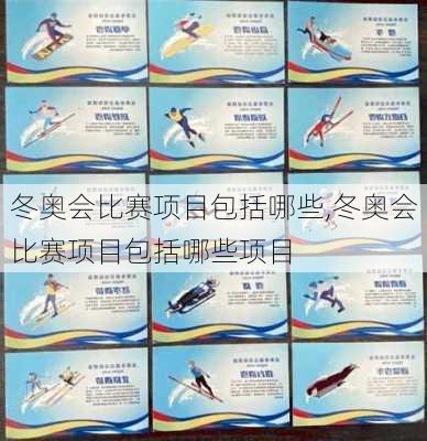 冬奥会比赛项目包括哪些,冬奥会比赛项目包括哪些项目