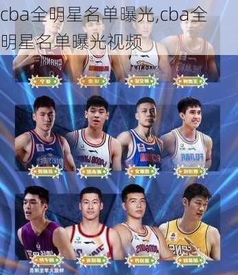 cba全明星名单曝光,cba全明星名单曝光视频