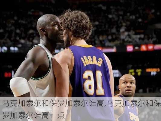 马克加索尔和保罗加索尔谁高,马克加索尔和保罗加索尔谁高一点