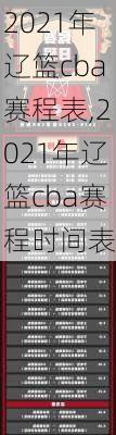 2021年辽篮cba赛程表,2021年辽篮cba赛程时间表