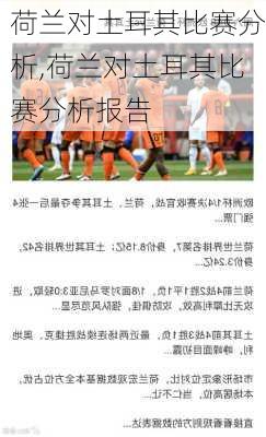 荷兰对土耳其比赛分析,荷兰对土耳其比赛分析报告