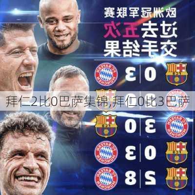 拜仁2比0巴萨集锦,拜仁0比3巴萨
