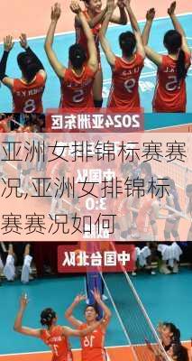 亚洲女排锦标赛赛况,亚洲女排锦标赛赛况如何