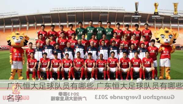 广东恒大足球队员有哪些,广东恒大足球队员有哪些名字