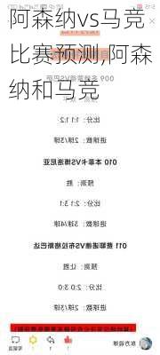 阿森纳vs马竞比赛预测,阿森纳和马竞