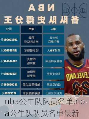 nba公牛队队员名单,nba公牛队队员名单最新
