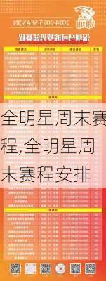 全明星周末赛程,全明星周末赛程安排