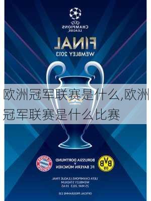 欧洲冠军联赛是什么,欧洲冠军联赛是什么比赛