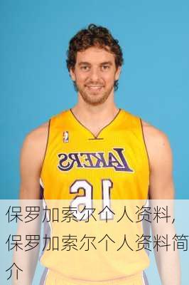 保罗加索尔个人资料,保罗加索尔个人资料简介