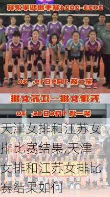 天津女排和江苏女排比赛结果,天津女排和江苏女排比赛结果如何