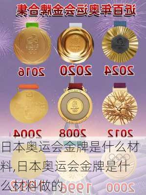 日本奥运会金牌是什么材料,日本奥运会金牌是什么材料做的