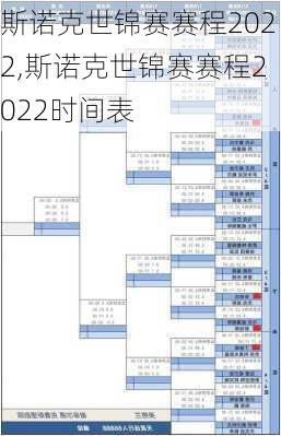 斯诺克世锦赛赛程2022,斯诺克世锦赛赛程2022时间表