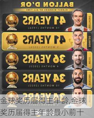 金球奖历届得主年龄,金球奖历届得主年龄最小前十