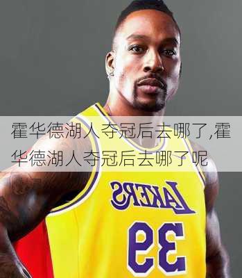 霍华德湖人夺冠后去哪了,霍华德湖人夺冠后去哪了呢