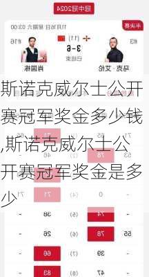 斯诺克威尔士公开赛冠军奖金多少钱,斯诺克威尔士公开赛冠军奖金是多少