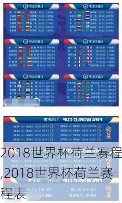 2018世界杯荷兰赛程,2018世界杯荷兰赛程表